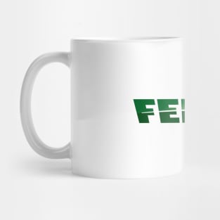 Fendt Tractor Logo Text Mug